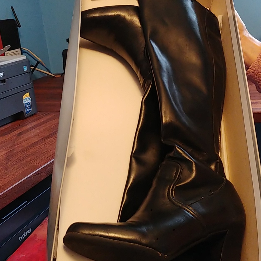 Franco Sarto Tall Black Boots